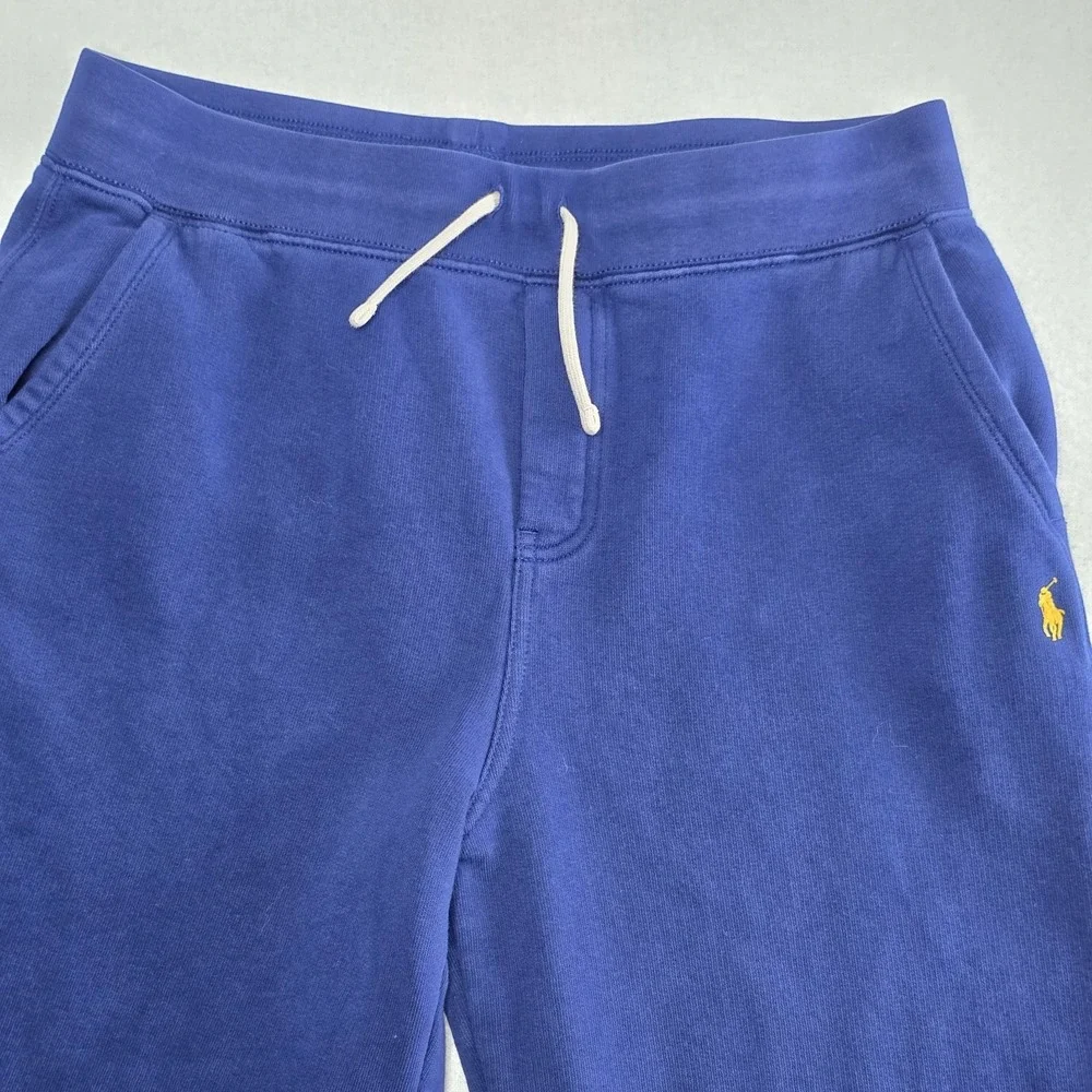 Polo Ralph Lauren Boys XL 18-20 Jogger Sweatpants Navy Blue Drawstring
